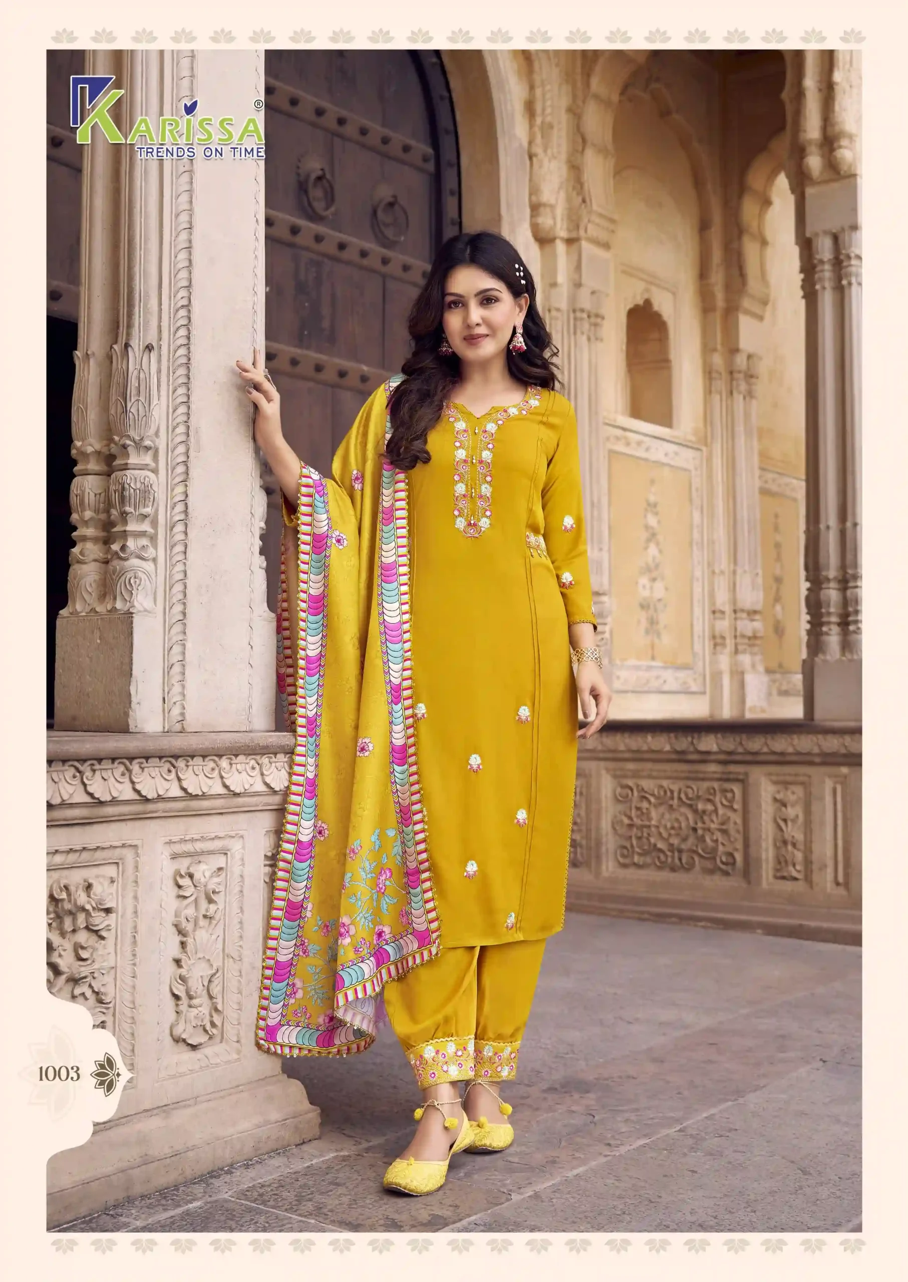 Ganga Shanaya Bemberg Russian Silk Wholesale Fancy Salwar Suit Catalog — Wholesale Salwar Suits, Ganga wholesale from Surat - Gallery Image 2